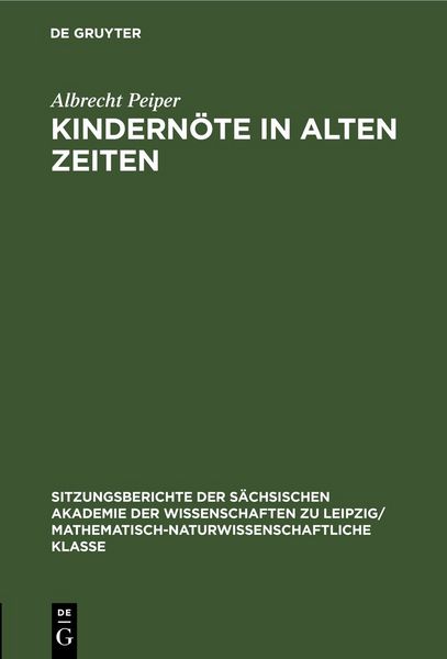 Produktbild: Kindern&ouml;te in Alten Zeiten