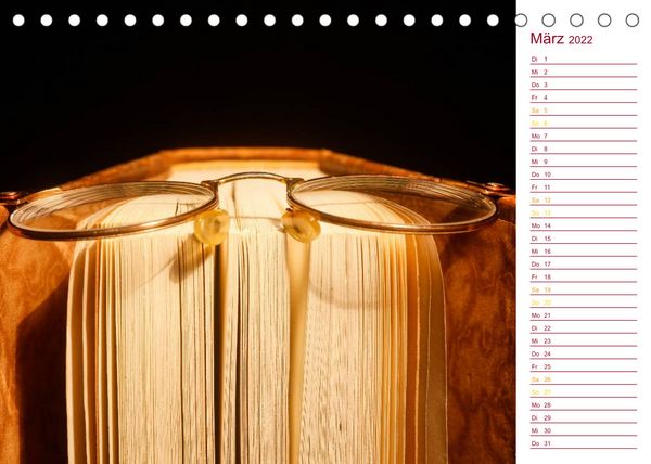 Produktbild: Welt der B&uuml;cher (Tischkalender 2022 DIN A5 quer)
