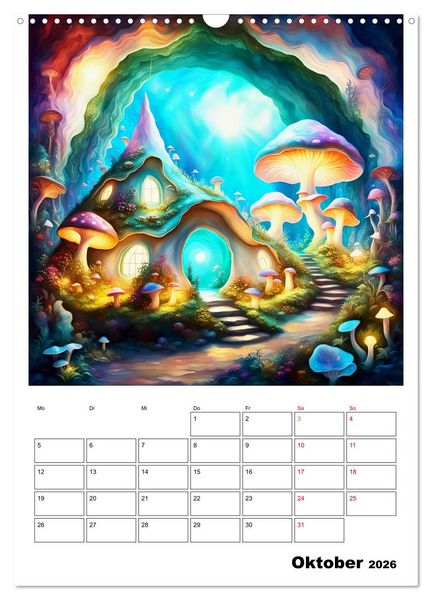 Produktbild: Zauberhafte Muschelh&auml;user (Wandkalender 2026 DIN A3 hoch), CALVENDO Monatskalender