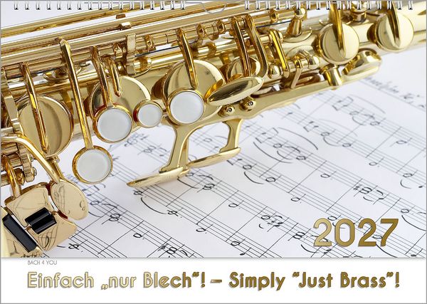 Produktbild: Blech-Instrumente &ndash; Musik-Kalender 2027, DIN A4