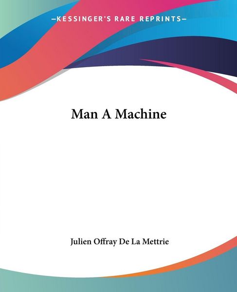 Produktbild: De La Mettrie, J: Man A Machine