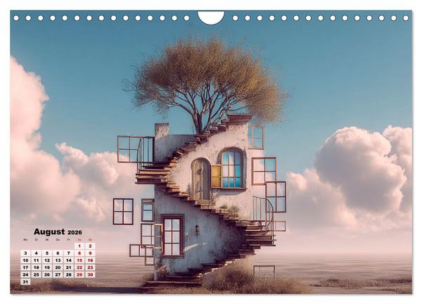 Produktbild: Ein Zuhause ist kein Winkelma&szlig;, sondern ein Gef&uuml;hl (Wandkalender 2026 DIN A4 quer), CALVENDO Monatskalender