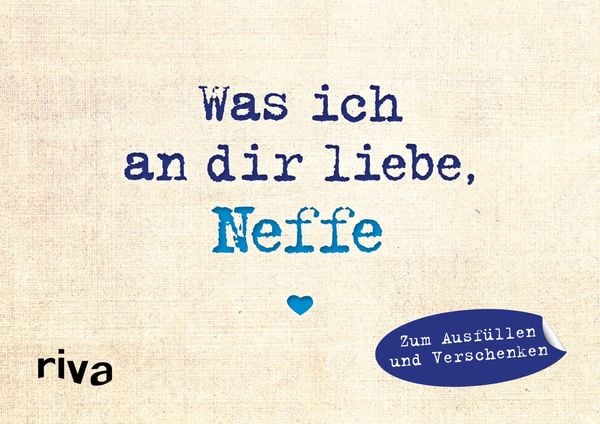Produktbild: Was ich an dir liebe, Neffe &ndash; Miniversion