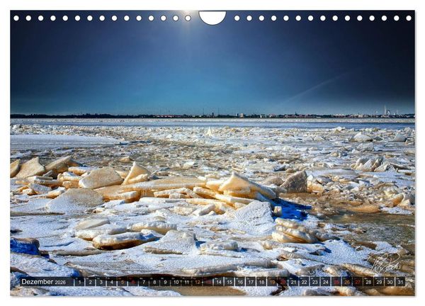 Produktbild: Friesland - Nordseebad Dangast / CH-Version (Wandkalender 2026 DIN A4 quer), CALVENDO Monatskalender