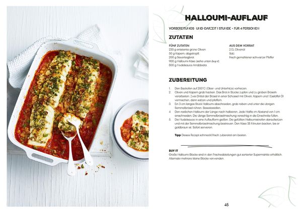 Produktbild: Lecker vegetarisch mit nur 5 Zutaten - schnelle, preiswerte und gesunde Rezepte