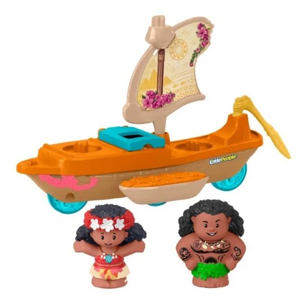Produktbild: Fisher-Price Little People Vaiana und Mauis Kanu