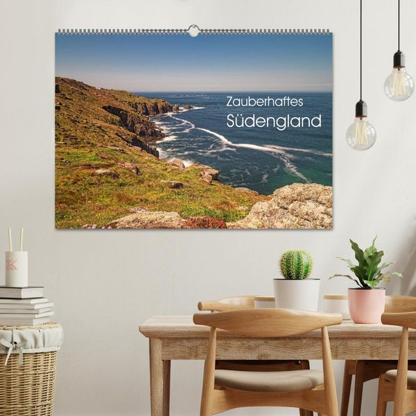 Produktbild: Zauberhaftes S&uuml;dengland (Wandkalender 2026 DIN A2 quer), CALVENDO Monatskalender