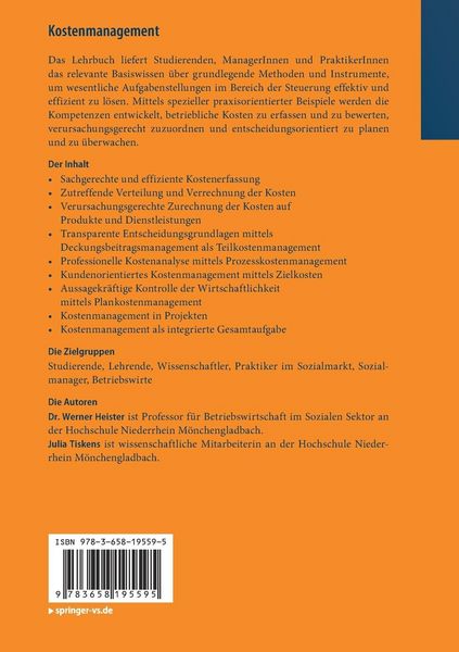 Produktbild: Kostenmanagement