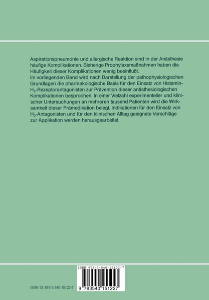 Produktbild: H2-Antagonisten in der Pr&auml;medikation
