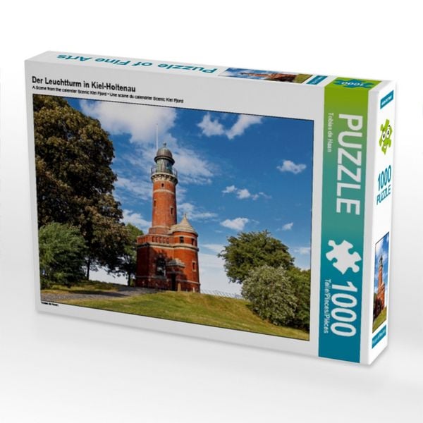 Produktbild: CALVENDO Puzzle Der Leuchtturm in Kiel-Holtenau | 1000 Teile Lege-Gr&ouml;&szlig;e 64x48cm Foto-Puzzle f&uuml;r gl&uuml;ckliche Stunden