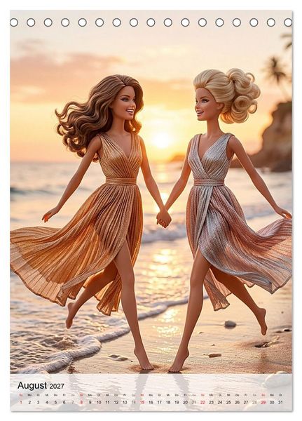 Produktbild: Fabulous Dolls &ndash; Im Hier und Jetzt (Tischkalender 2027 DIN A5 hoch), CALVENDO Monatskalender