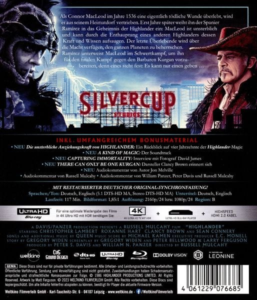 Produktbild: Highlander (+ Blu-ray)