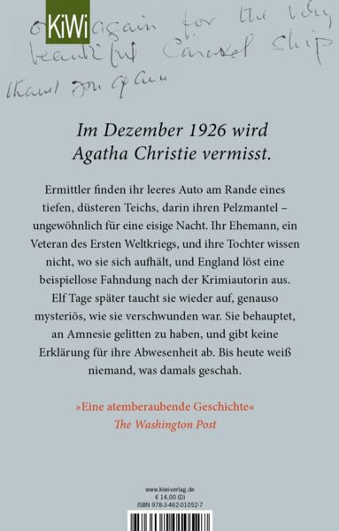 Produktbild: Mrs Agatha Christie