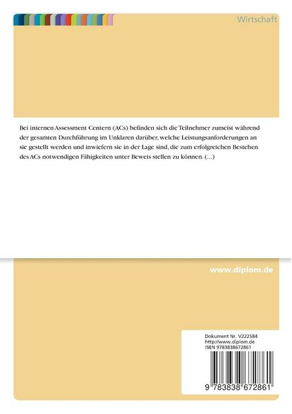 Produktbild: Feedbackorientierte Ausgestaltung interner Assessment Center zur Leistungsstimulierung von F&uuml;hrungskr&auml;ften