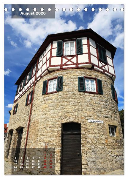 Produktbild: Kulturstadt Schw&auml;bisch Hall (Tischkalender 2026 DIN A5 hoch), CALVENDO Monatskalender
