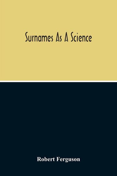 Produktbild: Surnames As A Science