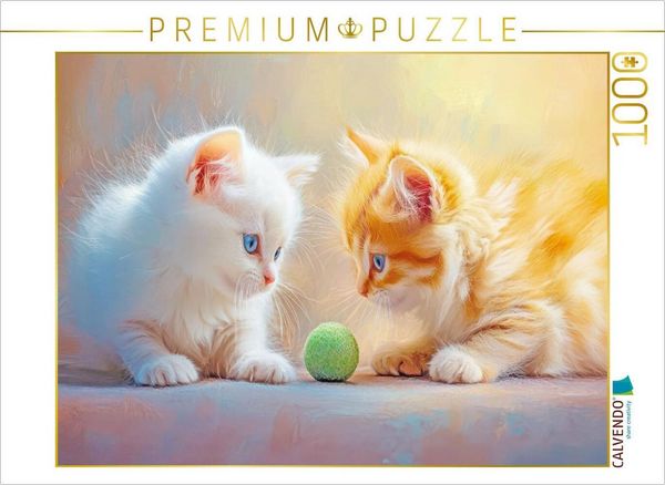 CALVENDO Puzzle Katzenkinder | 1000 Teile Lege-Größe 64x48cm Foto-Puzzle für glückliche Stunden
