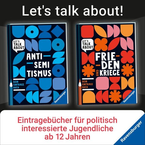 Produktbild: Let's talk about - Antisemitismus. Dein Eintragebuch