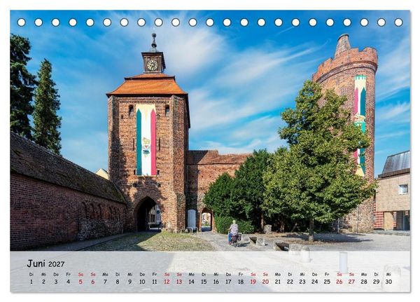 Produktbild: Bernau bei Berlin. Ein Jahr in Bildern (Tischkalender 2027 DIN A5 quer), CALVENDO Monatskalender