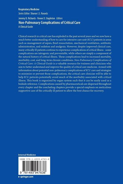 Produktbild: Non-Pulmonary Complications of Critical Care