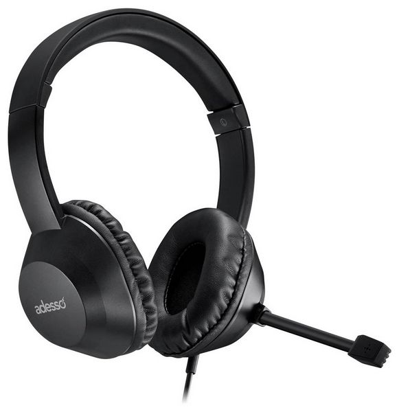 Produktbild: Adesso Xtream P7 AI Copilot Headset On Ear Headset kabelgebunden Stereo schwarz-meliert Headset Computer