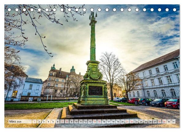 Produktbild: G&uuml;strow Impressionen (Tischkalender 2026 DIN A5 quer), CALVENDO Monatskalender