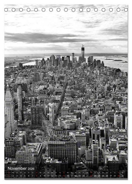 Produktbild: New York - The Big Apple (Tischkalender 2026 DIN A5 hoch), CALVENDO Monatskalender