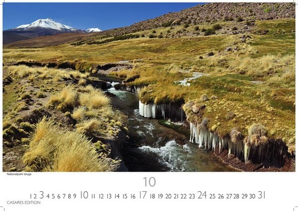 Produktbild: Chile Kalender 2027 &ndash; Wandkalender | Fotokalender S&uuml;damerika 35x50cm &ndash; Spektakul&auml;re Landschaften von Atacama bis Patagonien, perfekt als Geschenk & Wanddeko