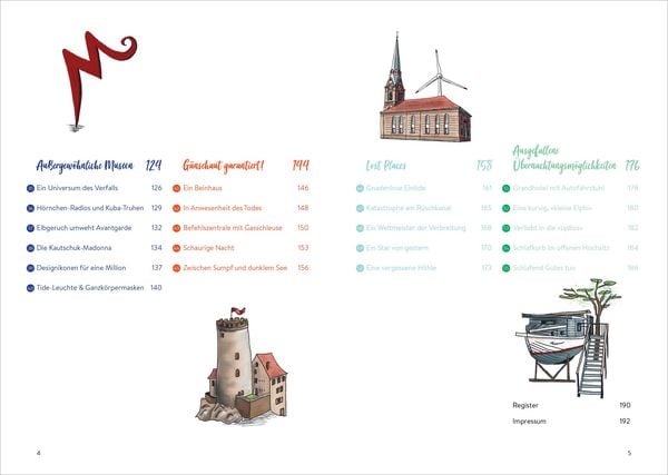Produktbild: Das Buch der kuriosen Orte in Hamburg