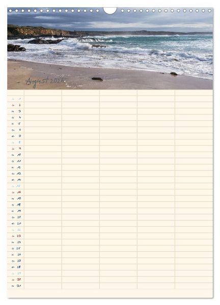 Produktbild: Mit Blick auf's Meer (Wandkalender 2026 DIN A3 hoch), CALVENDO Monatskalender