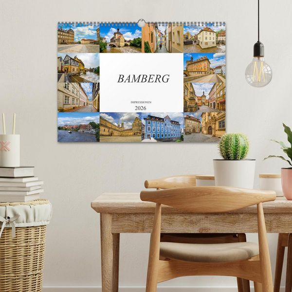 Produktbild: Bamberg Impressionen (Wandkalender 2026 DIN A3 quer), CALVENDO Monatskalender