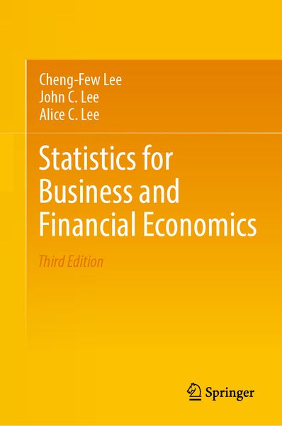 Produktbild: Statistics for Business and Financial Economics