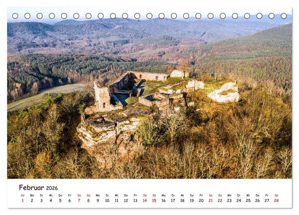 Produktbild: Pf&auml;lzer Burgen (Tischkalender 2026 DIN A5 quer), CALVENDO Monatskalender
