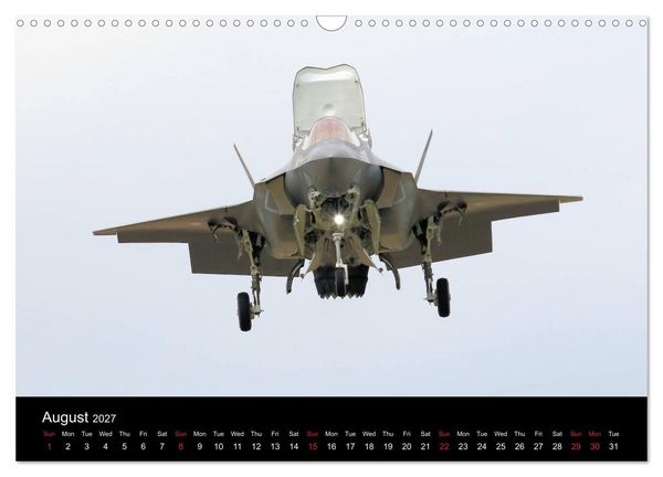 Produktbild: Lockheed Martin F35 Stealth Fighter (Wall Calendar 2027 DIN A3 landscape), CALVENDO 12 Month Wall Calendar