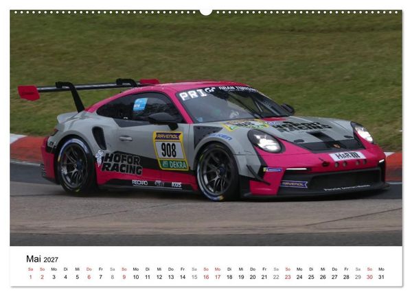 Produktbild: Motorsport aus Zuffenhausen (hochwertiger Premium Wandkalender 2027 DIN A2 quer), Kunstdruck in Hochglanz