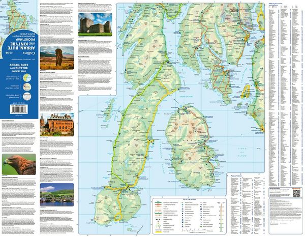 Produktbild: Arran, Bute and Kintyre Pocket Map
