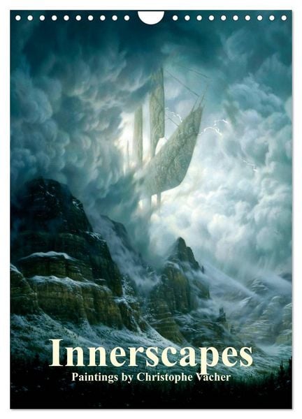 Produktbild: INNERSCAPES Fantasy Paintings by Christophe Vacher (Wall Calendar 2026 DIN A4 portrait), CALVENDO 12 Month Wall Calendar