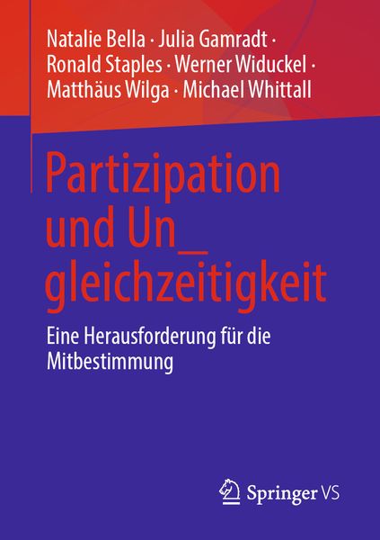 Produktbild: Partizipation und Un_gleichzeitigkeit