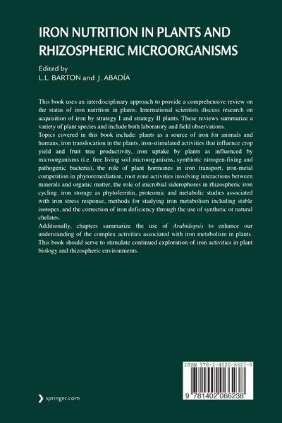 Produktbild: Iron Nutrition in Plants and Rhizospheric Microorganisms