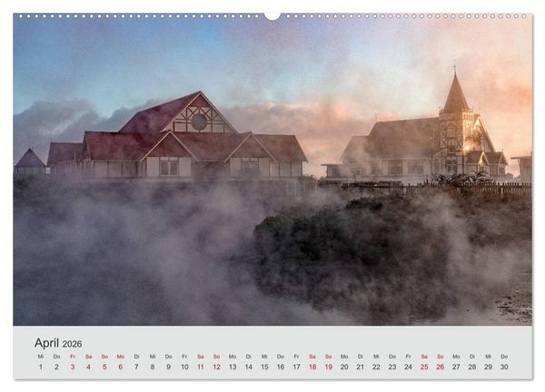 Produktbild: Neuseeland - Eine fotografische Rundreise von Nord nach S&uuml;d (Wandkalender 2026 DIN A2 quer), CALVENDO Monatskalender
