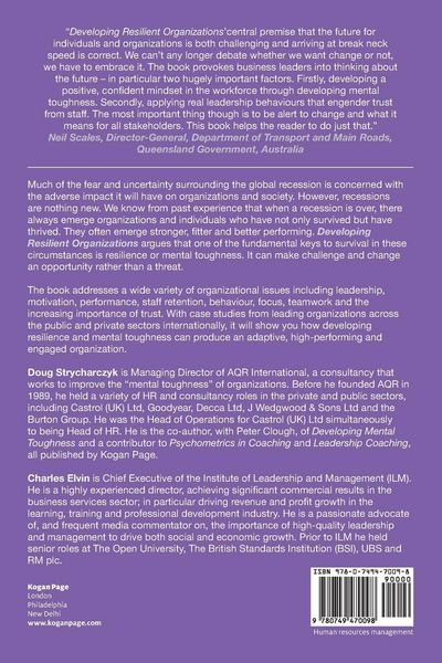 Produktbild: Developing Resilient Organizations
