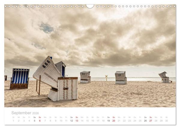Produktbild: Sehnsucht Sylt (Wandkalender 2026 DIN A3 quer), CALVENDO Monatskalender
