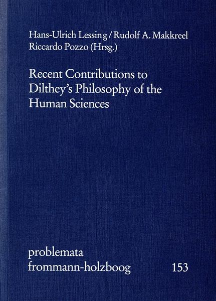 Produktbild: Recent Contributions to Dilthey's Philosophy of the Human Sciences