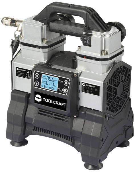 TOOLCRAFT TO-8952876 Druckluftkompressor 18 VDC/230 VAC 9 bar