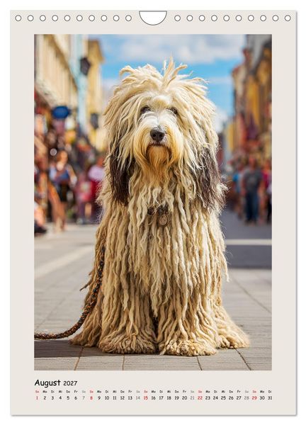 Produktbild: Dreadlocks auf Pfoten. Ungarische Hirtenhunde im Zottelfell (Wandkalender 2027 DIN A4 hoch), CALVENDO Monatskalender