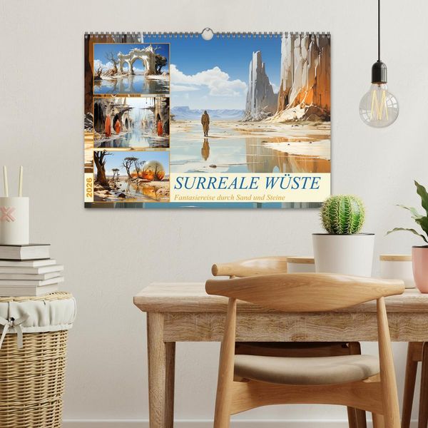 Produktbild: Surreale W&uuml;ste (Wandkalender 2026 DIN A3 quer), CALVENDO Monatskalender