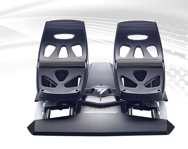 Produktbild: THRUSTMASTER TFRP T.Flight Rudder Pedal USB f&uuml;r PC und PS 4, schwarz