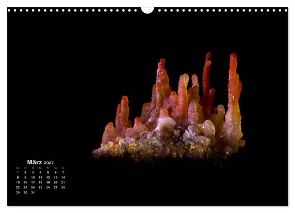 Produktbild: MINERALIEN designed by nature (Wandkalender 2027 DIN A3 quer), CALVENDO Monatskalender