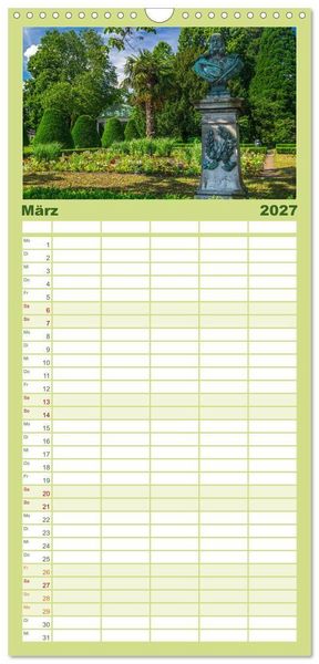 Produktbild: Familienplaner 2027 - Friedrichshafen am Bodensee mit 5 Spalten (Wandkalender, 21 x 45 cm) CALVENDO