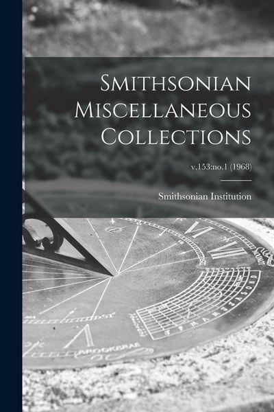 Produktbild: Smithsonian Miscellaneous Collections; v.153